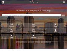 Tablet Screenshot of 619area.com